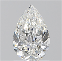 Diamante Natural 1.20 quilates, De pera , Color F, claridad SI1 y certificado GIA