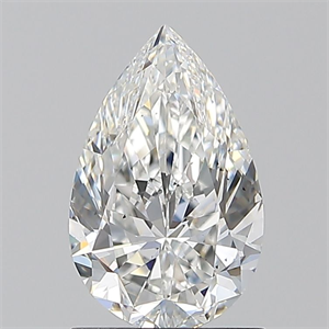 Foto Diamante Natural 1.20 quilates, De pera , Color F, claridad SI1 y certificado GIA de