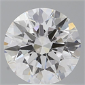 Lab Grown Diamond 3.10 Carats, Round with Ideal Cut, E Color, VVS2 Clarity and Certified by IGI
