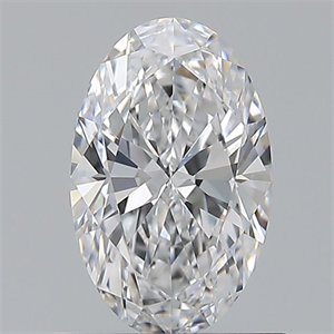 Picture of Natural Diamond 0.76 Carats, Oval with  Cut, D Color, VVS1 Clarity and Certified by GIA