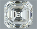Natural Diamond 1.02 Carats, Asscher with  Cut, I Color, VVS2 Clarity and Certified by IGI