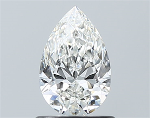 Picture of Natural Diamond 0.71 Carats, Pear with  Cut, G Color, IF Clarity and Certified by GIA