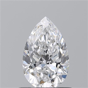 Picture of Natural Diamond 0.70 Carats, Pear with  Cut, D Color, VVS2 Clarity and Certified by GIA