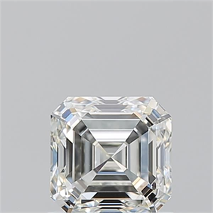 Foto Diamante Natural 0.90 quilates, Asscher , Color I, claridad VVS2 y certificado GIA de