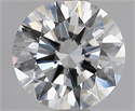 Lab Grown Diamond 1.50 Carats, Round with Excellent Cut, F Color, VVS2 Clarity and Certified by IGI