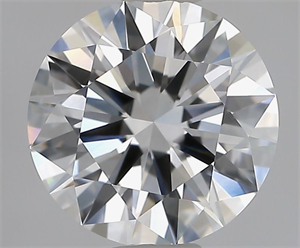 Picture of Lab Grown Diamond 1.50 Carats, Round with Excellent Cut, F Color, VVS2 Clarity and Certified by IGI