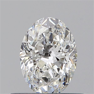 Picture of Natural Diamond 0.50 Carats, Oval with  Cut, E Color, VS2 Clarity and Certified by GIA