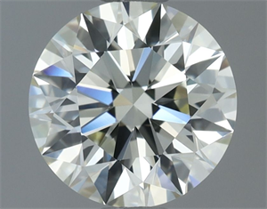 Picture of Natural Diamond 1.08 Carats, Round with Excellent Cut, K Color, VVS2 Clarity and Certified by IGI