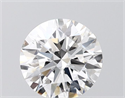Lab Grown Diamond 1.21 Carats, Round with Ideal Cut, D Color, VS1 Clarity and Certified by IGI