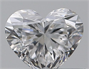 Natural Diamond 0.30 Carats, Heart with  Cut, D Color, VS1 Clarity and Certified by GIA