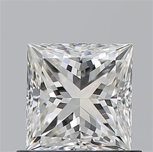 Picture of Natural Diamond 0.80 Carats, Princess with  Cut, J Color, VVS2 Clarity and Certified by GIA