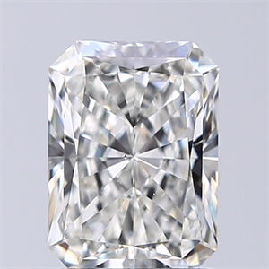 Picture of Natural Diamond 1.51 Carats, Radiant with  Cut, I Color, VS2 Clarity and Certified by GIA
