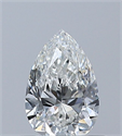 Natural Diamond 0.50 Carats, Pear with  Cut, G Color, SI1 Clarity and Certified by GIA