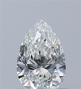 Picture of Natural Diamond 0.50 Carats, Pear with  Cut, G Color, SI1 Clarity and Certified by GIA