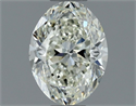 Natural Diamond 1.01 Carats, Oval with  Cut, I Color, SI1 Clarity and Certified by IGI
