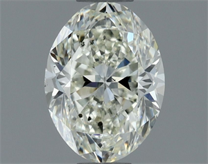Picture of Natural Diamond 1.01 Carats, Oval with  Cut, I Color, SI1 Clarity and Certified by IGI
