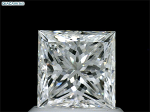 Foto Diamante Natural 1.01 quilates, Princesa , Color E, claridad VVS2 y certificado GIA de