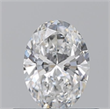 Diamante Natural 0.50 quilates, Ovalado , Color E, claridad IF y certificado GIA