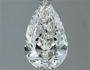 Picture of Natural Diamond 1.00 Carats, Pear with  Cut, H Color, VS1 Clarity and Certified by IGI