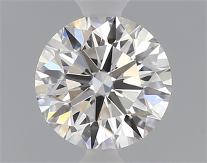 Picture of Natural Diamond 0.56 Carats, Round with Excellent Cut, G Color, VS2 Clarity and Certified by GIA