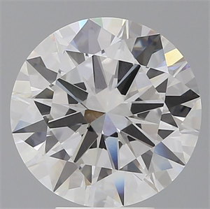 Picture of Lab Grown Diamond 5.54 Carats, Round with Excellent Cut, E Color, VVS2 Clarity and Certified by IGI