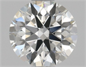 Diamante Natural 0.81 quilates, Redondo , Color H, claridad IF y certificado GIA