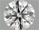 Lab Grown Diamond 1.03 Carats, Round with Ideal Cut, E Color, VS1 Clarity and Certified by IGI
