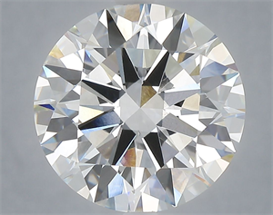 Picture of Lab Grown Diamond 6.03 Carats, Round with Excellent Cut, G Color, VVS2 Clarity and Certified by IGI