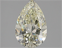 Natural Diamond 2.02 Carats, Pear with  Cut, N Color, VVS2 Clarity and Certified by GIA