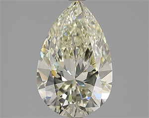 Picture of Natural Diamond 2.02 Carats, Pear with  Cut, N Color, VVS2 Clarity and Certified by GIA