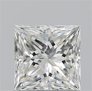 Picture of Natural Diamond 0.90 Carats, Princess with  Cut, I Color, SI1 Clarity and Certified by GIA