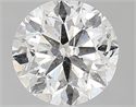 Natural Diamond 1.50 Carats, Round with Very Good Cut, H Color, I1 Clarity and Certified by GIA