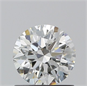 Natural Diamond 0.90 Carats, Round with Excellent Cut, H Color, VS1 Clarity and Certified by GIA
