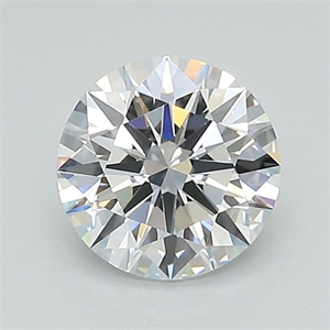 Picture of Lab Grown Diamond 1.06 Carats, Round with Ideal Cut, D Color, VVS1 Clarity and Certified by IGI