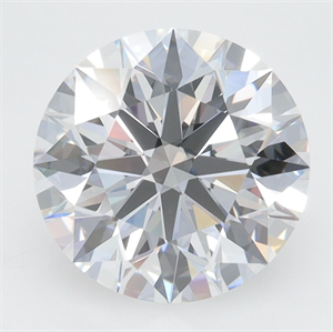 Picture of Lab Grown Diamond 3.55 Carats, Round with Excellent Cut, E Color, VVS1 Clarity and Certified by GIA