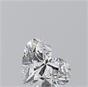 Natural Diamond 0.50 Carats, Heart with  Cut, F Color, SI1 Clarity and Certified by GIA