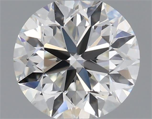 Picture of Natural Diamond 0.70 Carats, Round with Very Good Cut, I Color, VVS2 Clarity and Certified by GIA
