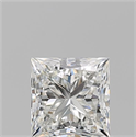 Natural Diamond 0.93 Carats, Princess with  Cut, I Color, VVS2 Clarity and Certified by GIA
