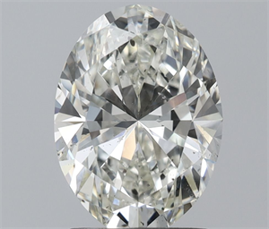 Foto Diamante Natural 1.51 quilates, Ovalado , Color I, claridad SI1 y certificado IGI de