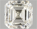 Natural Diamond 1.00 Carats, Asscher with  Cut, I Color, VVS2 Clarity and Certified by IGI