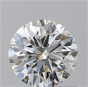 Diamante Natural 0.76 quilates, Redondo , Color H, claridad SI1 y certificado GIA