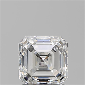 Picture of Natural Diamond 1.50 Carats, Asscher with  Cut, G Color, SI1 Clarity and Certified by GIA