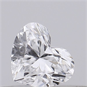Natural Diamond 0.20 Carats, Heart with  Cut, D Color, VVS2 Clarity and Certified by GIA