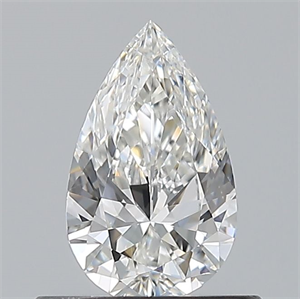 Foto Diamante Natural 0.50 quilates, De pera , Color F, claridad VVS2 y certificado GIA de