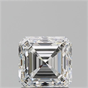 Natural Diamond 1.52 Carats, Asscher with  Cut, G Color, VVS1 Clarity and Certified by GIA