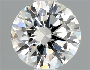 Picture of Natural Diamond 0.58 Carats, Round with Excellent Cut, G Color, SI1 Clarity and Certified by GIA