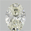 Natural Diamond 1.30 Carats, Oval with  Cut, K Color, VS2 Clarity and Certified by GIA