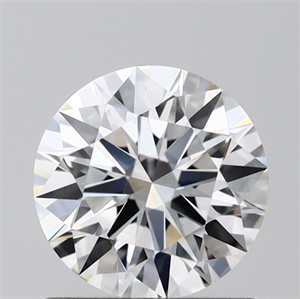 Picture of Lab Grown Diamond 1.00 Carats, Round with Ideal Cut, D Color, VVS2 Clarity and Certified by IGI