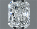 Natural Diamond 0.51 Carats, Radiant with  Cut, F Color, VVS2 Clarity and Certified by GIA