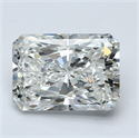 Diamante Natural 3.01 quilates, Radiante , Color G, claridad SI1 y certificado GIA